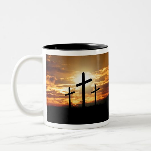 Sunset Cross Tweekleurige Koffiemok (Links)