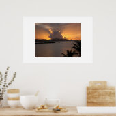SUNSET CRUZ BAY POSTER (Keuken)