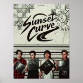 SUNSET CURVE 2 POSTER (Voorkant)