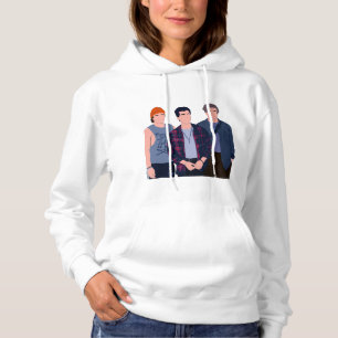 Sunset Curve jongens minimalistisch Hoodie