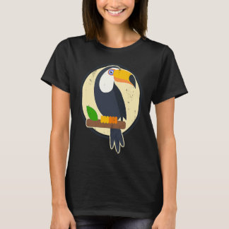 Sunset Cute Bird Animals Exotic Plants Nature Bird T-shirt