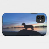 Sunset dachshund Case-Mate iPhone case (Achterkant (horizontaal))