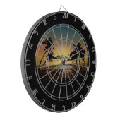 Sunset Dartbord (Voorkant Links)
