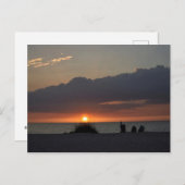 Sunset de la côte du Golfe - Carte postale Floride (Devant / Derrière)