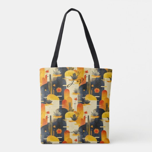 Sunset Desert Scene Sac fourre-tout Wellness (Dos)