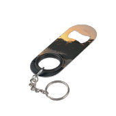 Sunset Divi Divi Tree Sleutelhanger Flessenopener (Achterkant Gekanteld)