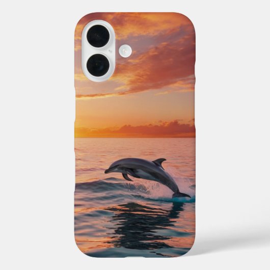 Sunset Dolphins Case-Mate iPhone Case (Achterkant)