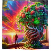 Sunset Douchegordijn (Voorkant)