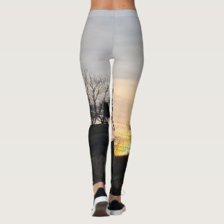 Sunset Down The Hill - Leggings voor vrouwen