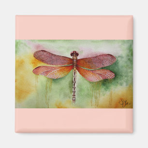 Sunset Dragonfly Magneet