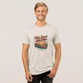 Sunset Drift - Retro State of Mind, Catch Rays Tri-Blend Shirt (Voorkant volledig)