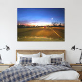 Sunset Drive Canvas Afdruk (Insitu (Slaapkamer))