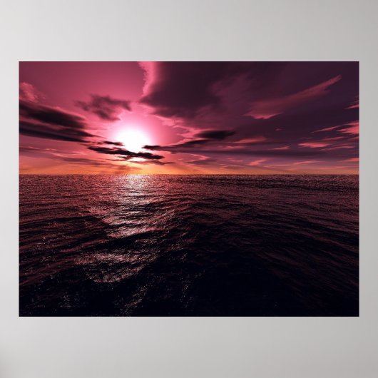 Sunset Dromer Poster (Voorkant)