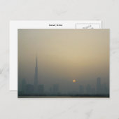 Sunset, Dubai Briefkaart (Voorkant / Achterkant)