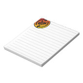 Sunset Eat Sleep Run Herhaling Runners Lined Notitieblok (Gedraaid)