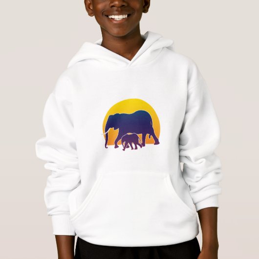 Sunset Elephants (Voorkant)