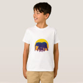 Sunset Elephants T-shirt (Voorkant volledig)
