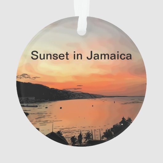 Sunset en Jamaïque (dos)