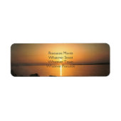Sunset Etiket (Voorkant)