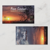 Sunset Evening Skies Visitekaartje (Voorkant / Achterkant)