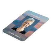 Sunset Evening Sky Dusk Memorial Pocket Keepsake Magneet (Linkerzijde)