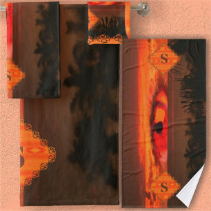 Sunset Eye 2106 Bad Handdoek