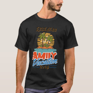 Sunset Family Cruise PERSONALISEREN Zwart T-shirt