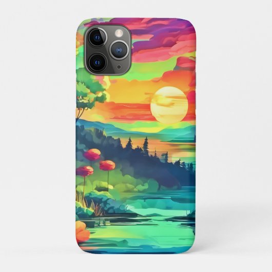 Sunset Fantasy Landschap Case-Mate iPhone Case (Achterkant)