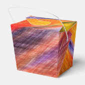 Sunset Favor Box Abstracte kleuren Bedankdoosjes (Achterkant)