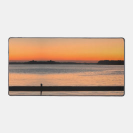 Sunset Ferry Ride Desk Mat