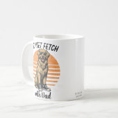 SunSet Fetch / Golden Retriever Koffiemok (Voorkant links)