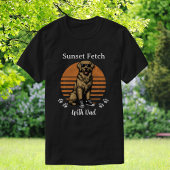 SunSet Fetch/ Goud Retriever T-shirt