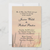 Sunset Field Wedding Invitation (Devant)