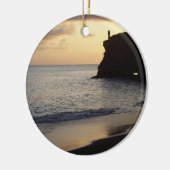 Sunset Fisherman Ornament (Links)