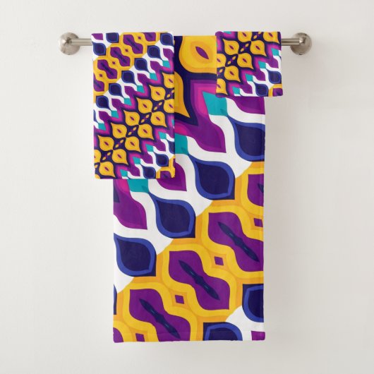 Sunset Flame Repeat Bad Handdoek (Insitu)