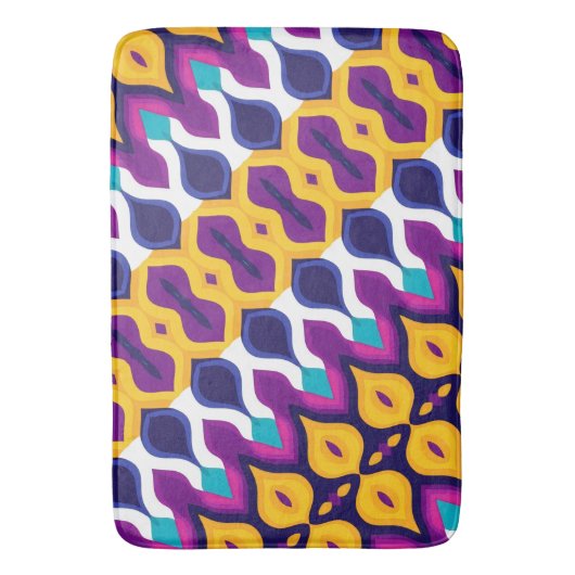 Sunset Flame Repeat Badmat (Voorkant Verticaal)