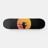 Sunset Flamingo Tranquility Skateboard (Horizontaal)