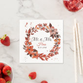 Sunset Flowers Servet (Insitu)