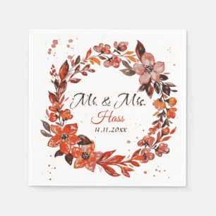 Sunset Flowers Servet