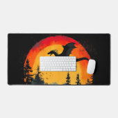  Sunset Forest Dragon Bureaumat (Keyboard & Muis)