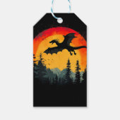  Sunset Forest Dragon Cadeaulabel (Voorkant)