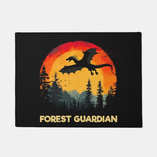  Sunset Forest Dragon Deurmat (Voorkant)