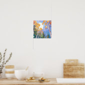 Sunset Forest Waterverf Painting Poster (Keuken)