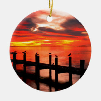 Sunset Fort Myers Prom Florida Keramisch Ornament