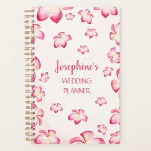 Sunset Frangipani Gepersonaliseerde bruiloft Planner