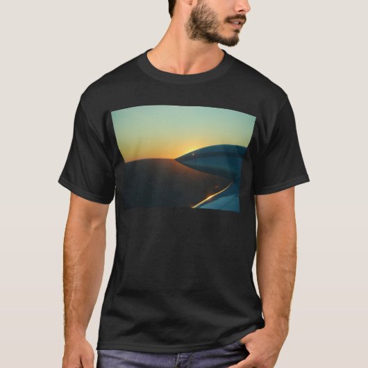Sunset from Cessna 310 T-shirt (Voorkant)