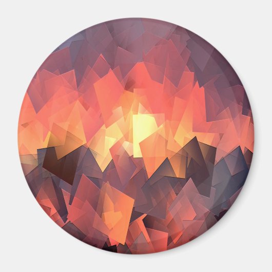 Sunset Fun.... Magneet (Voorkant)