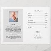 Sunset Funeral Programme | Regeling van de dienst (Achterkant)