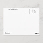Sunset Garden Rabbit briefkaart (Achterkant)