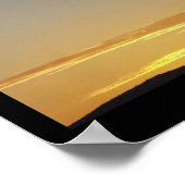 Sunset Geese Poster (Hoek)